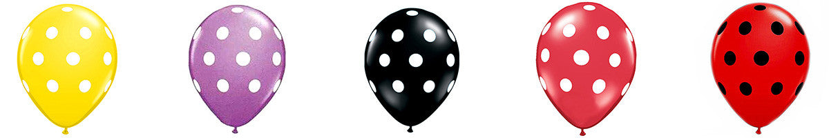 Polka Dots Latex Balloons