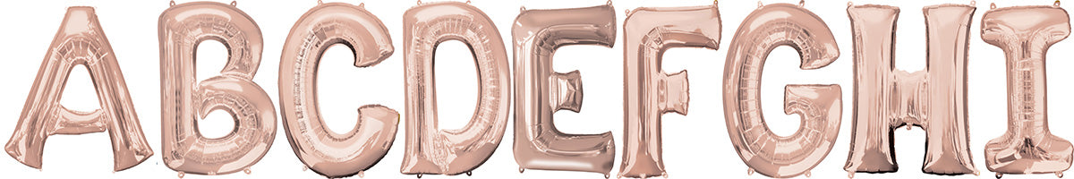 Letter Balloons ( Rose Gold )