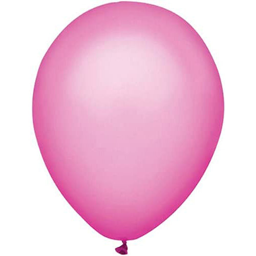 Partymate 10 Neon Magenta Latex Balloons 12" Made In USA