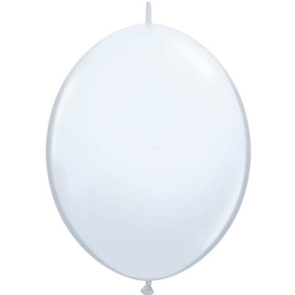 white quick link balloon