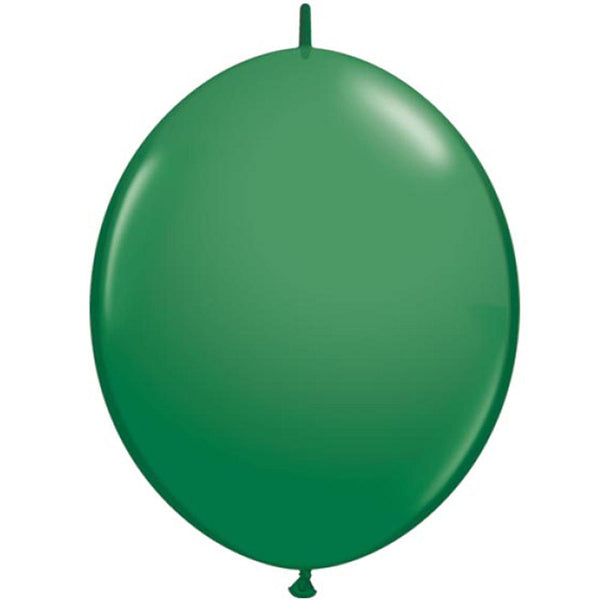 Green quick link balloon
