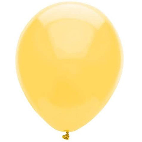 Partymate 15 Butterscotch Latex Balloons 12" Made In USA