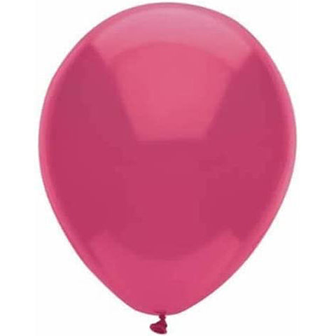 Partymate 15 Magic Magenta Latex Balloons 12" Made In USA