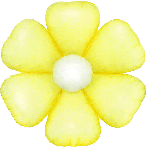 Daisy Flower Light Yellow Balloon 16"