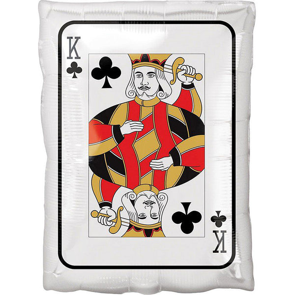 3 Roll the Dice King and Ace Card Foil Balloons 18"