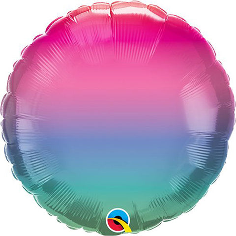 3 Jewel Ombre Foil Balloons 18"