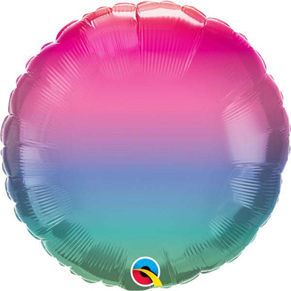 3 Jewel Ombre Foil Balloons 18"