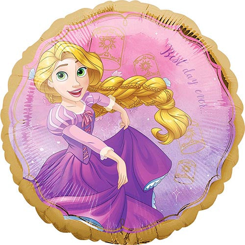 3 Princess Rapunzel Once Upon A Time  Foil Balloons 18"