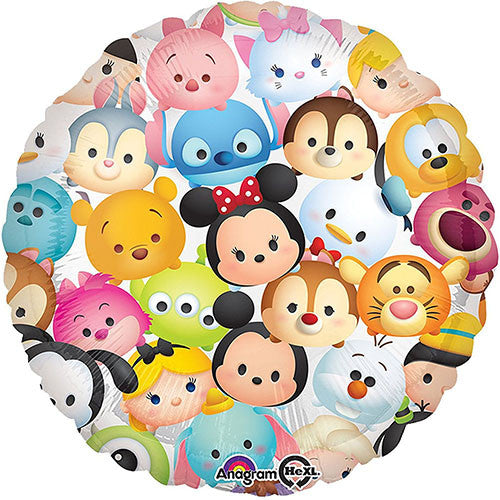 3 Tsum Tsum Authentic licensed Theme Foil / Mylar Balloons 18"