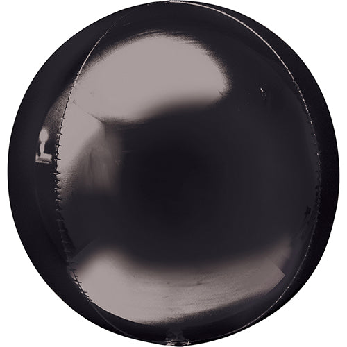 Black Orbz Jumbo Foil Balloon 21"