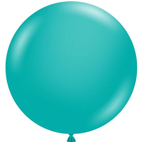 Tuftex teal balloon