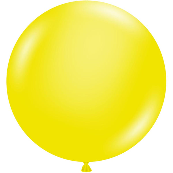 Tuf-tex Yellow Latex Balloon