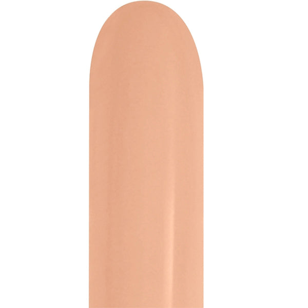 260B Deluxe Peach Blush Latex balloons 50 Twisting
