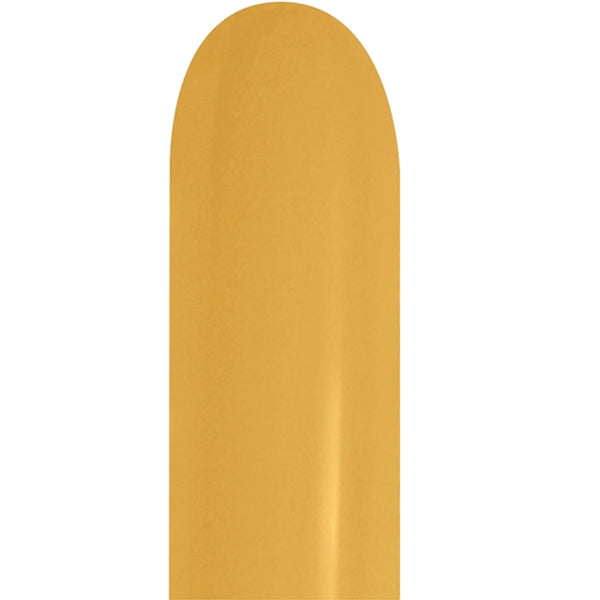 260B Metallic Gold Latex balloons 50 Twisting