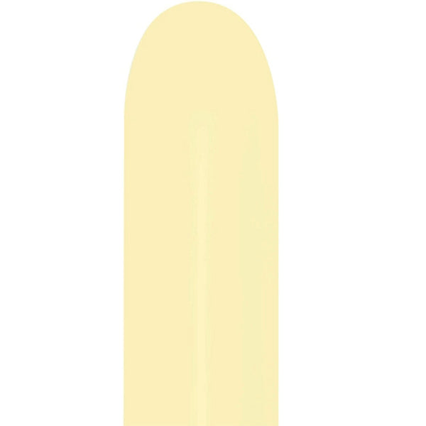 260B Pastel Yellow Latex balloons 50 Twisting