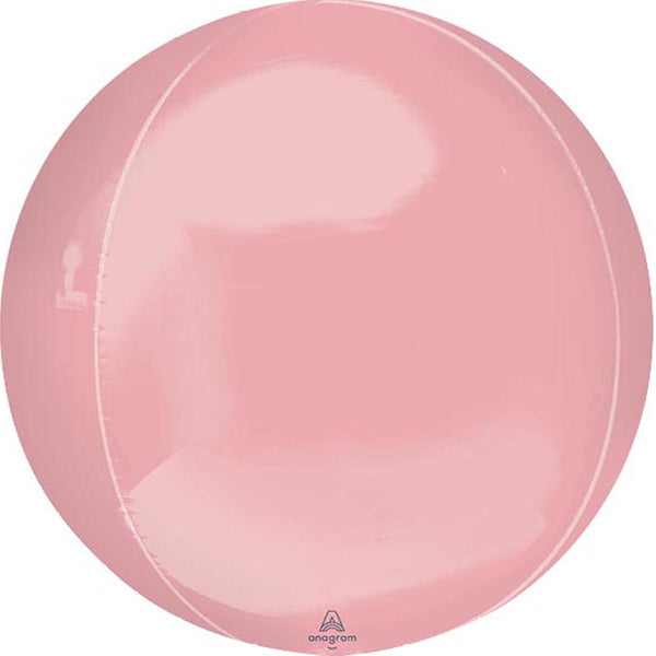 Pastel pink orbz balloon