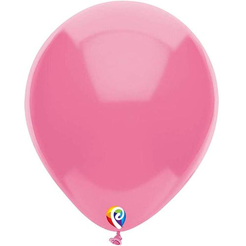 50 Funsational Hot Pink Latex Balloons 12"