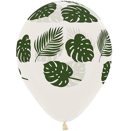 50 Palm Fronds Latex Balloons 11"