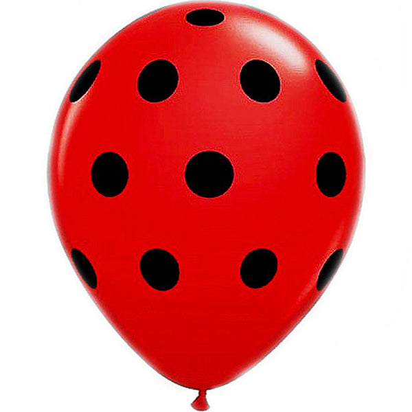Red Polka Dots Balloons