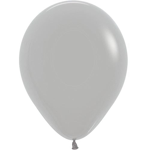 5" Deluxe Grey Latex Balloons 100ct