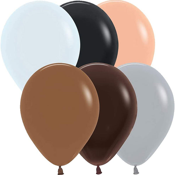 5" Betallatex Fashion Neutral Assortment Balloons 100ct