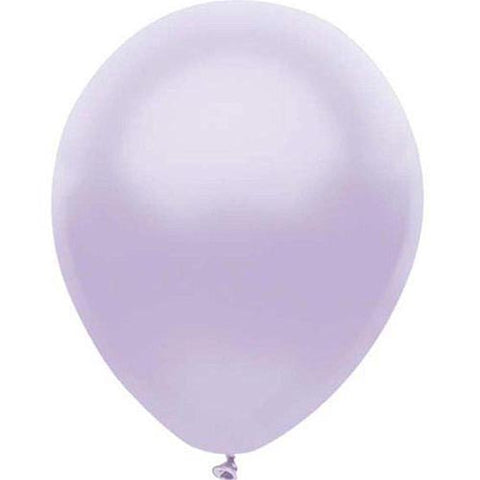 5" Partymate Latex Balloons Silk Lilac 50ct