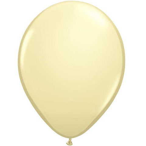 5" Qualatex Latex Balloons Ivory Silk 100ct
