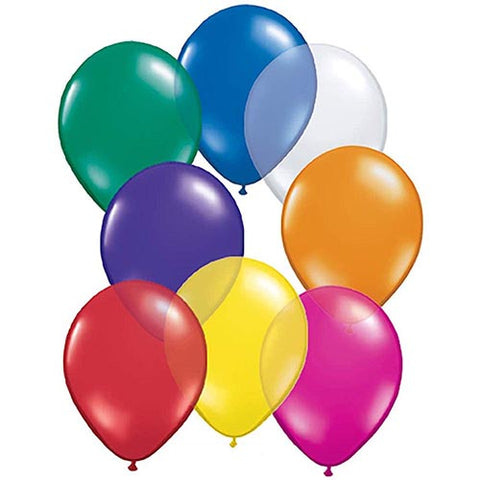 5" Qualatex Latex Balloons Jewel Assortment 100ct