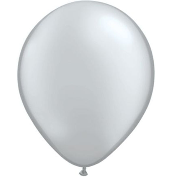 Silver Latex Balloon