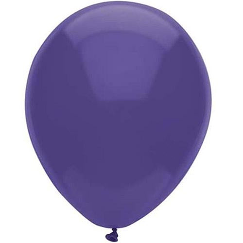 Partymate 72 Regal Purple Latex Balloons 11" Made In USA.