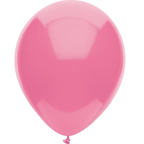 Partymate 72 Passion Pink Latex Balloons 11" Made In USA.