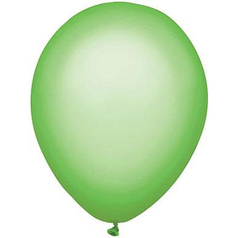 Partymate 72 Neon Green Latex Balloons 11" Made In USA.