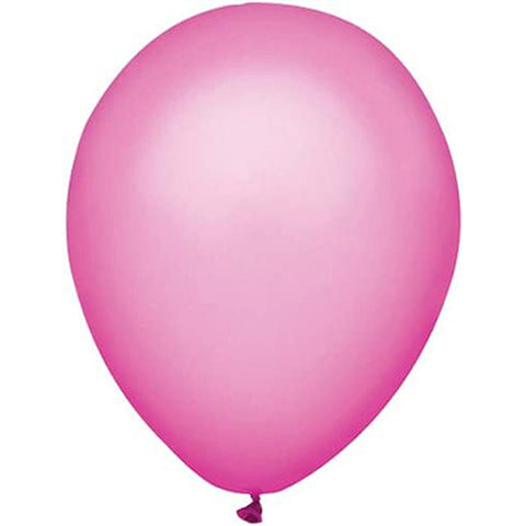 Partymate 72 Neon Magenta Latex Balloons 11" Made In USA.