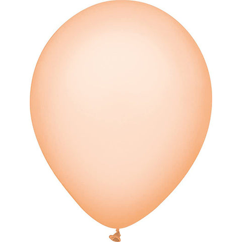 Partymate 72 Neon Orange Latex Balloons 11" Made In USA