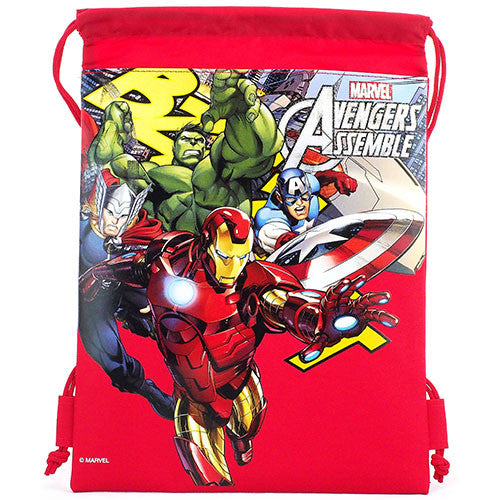Avengers Character Licensed Red Drawstring Bag