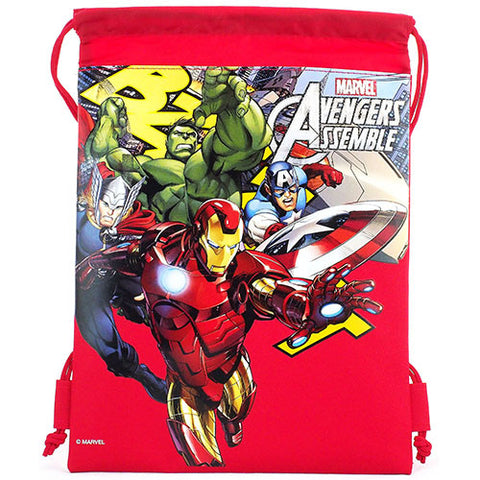 Avengers Character Licensed Red Drawstring Bag