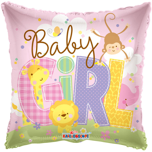 18" Baby Girl Pink Baby Shower Foil / Mylar Balloons ( 6 Balloons )