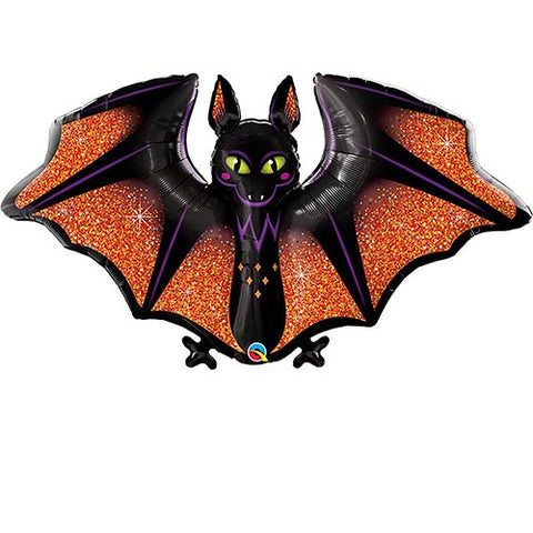 Glitzy Glam Bat Foil Balloon 50"
