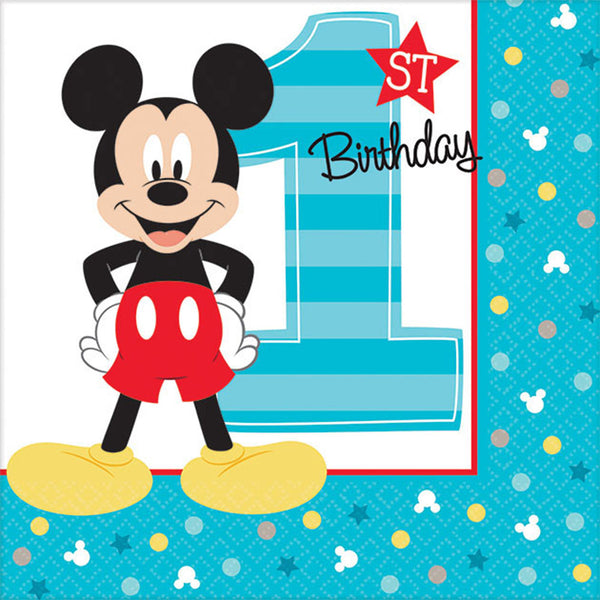 Mickey mouse napkins