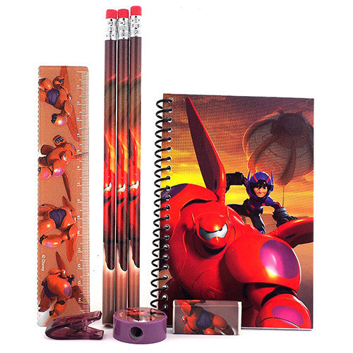 Disney Big Hero Red Stationery Set