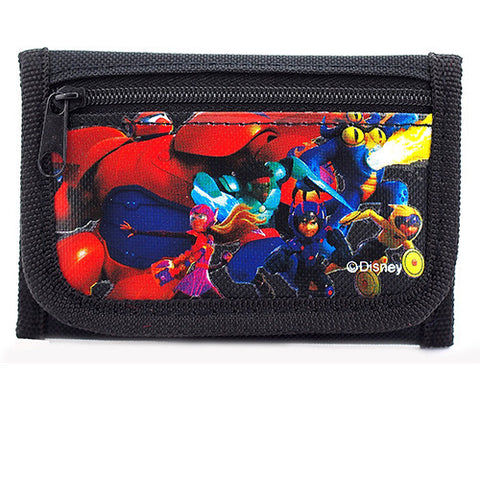 Big Hero Authentic Licensed Black Trifold Wallet