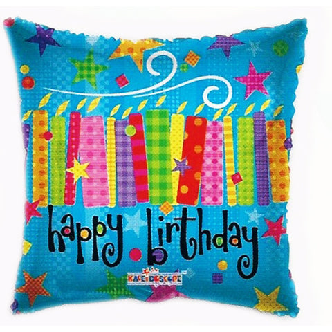 6 Birthday Blow CandlesTheme Foil / Mylar Balloons 18"