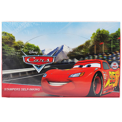 60 Car Characters Authentic Licensed Self Inking Stampers in a Box