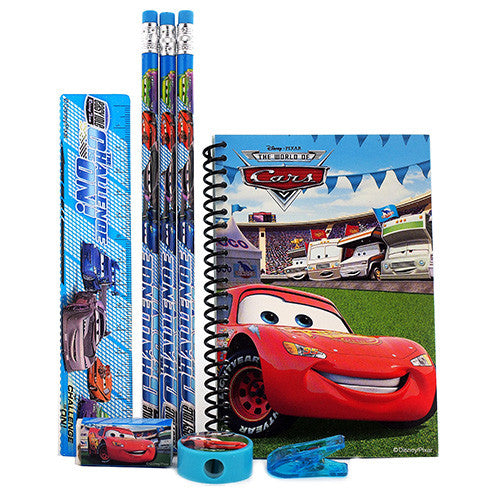 Disney Car Blue Stationery Set