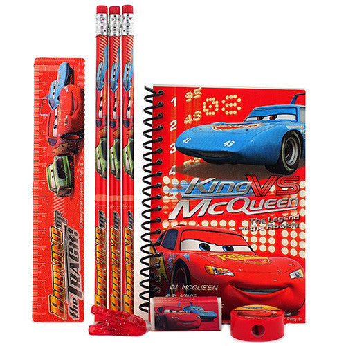 Disney Car Red Dot Stationery Set