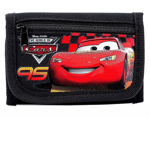 Car Authentic Licensed Black Trifold Wallet