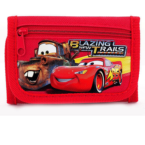 Car Authentic Licensed Red Trifold Wallet
