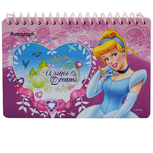 Princess Cinderella " Wishes & Dreams " Authentic Licensed Autograph Book