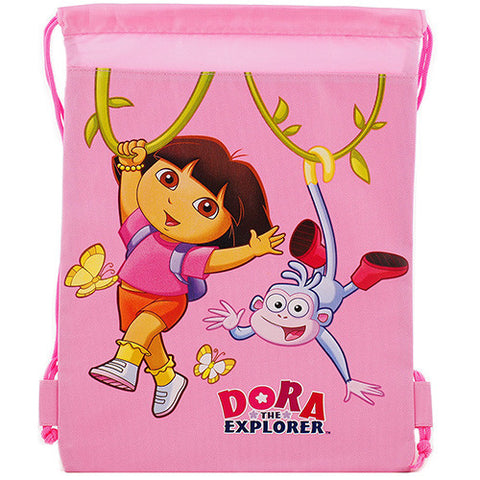 Dora The Explorer Character Licensed Pink Drawstring Bag