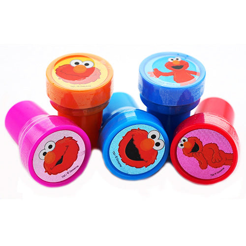 12 Elmo Sesame Street Authentic Licensed Self Inking Stampers